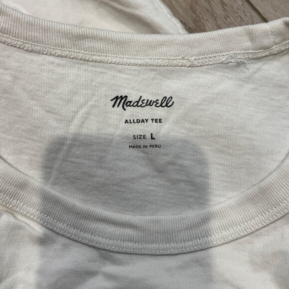 MADEWELL Men's Texas Forever Allday Tee Size L In Lighthouse - Picture 5 of 7